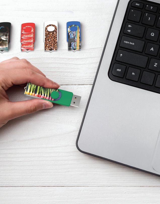 Comprar memorias USB pendrive personalizados con logotipo y color - Reclamos Barrachina