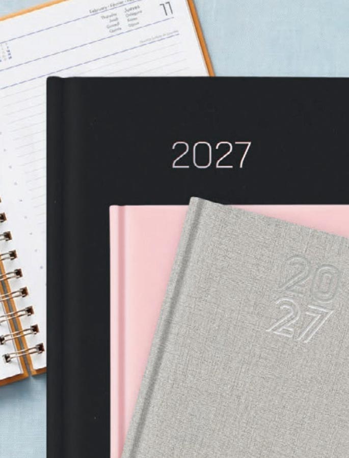 Comprar agendas personalizadas año 2027 - Reclamos Barrachina